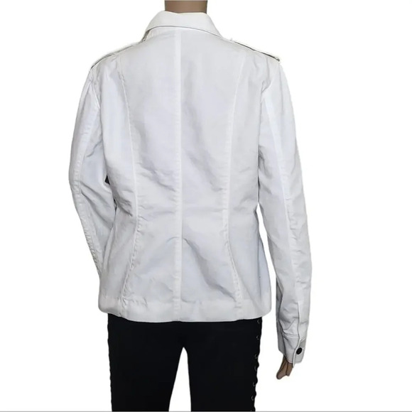 Ralph Lauren White Military Chino Jacket 14 - Picture 6 of 8